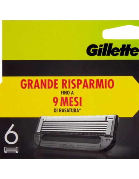 gillette labs 6 testine ricambio per rasoio gillette labs: tuttocasashop.it: igiene e cura della persona