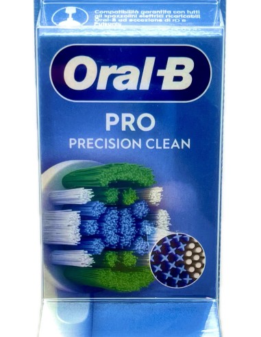 oral-b pro precision clean 5 testine ricambio per spazzolino elettrico: tuttocasashop.it: igiene e cura della persona