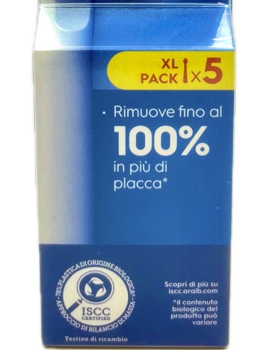 oral-b pro precision clean 5 testine ricambio per spazzolino elettrico: tuttocasashop.it: igiene e cura della persona