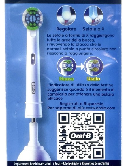 oral-b pro precision clean 5 testine ricambio per spazzolino elettrico: tuttocasashop.it: igiene e cura della persona