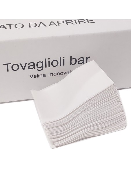 tovaglioli bar monovelo 17x17cm veline monovelo dispenser bar - t2000 1.2kg: tuttocasashop.it: carta & monouso