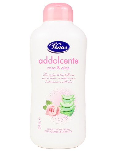 venus bagno doccia crema - 650ml - addolcente - rosa & aloe: tuttocasashop.it: igiene e cura della persona