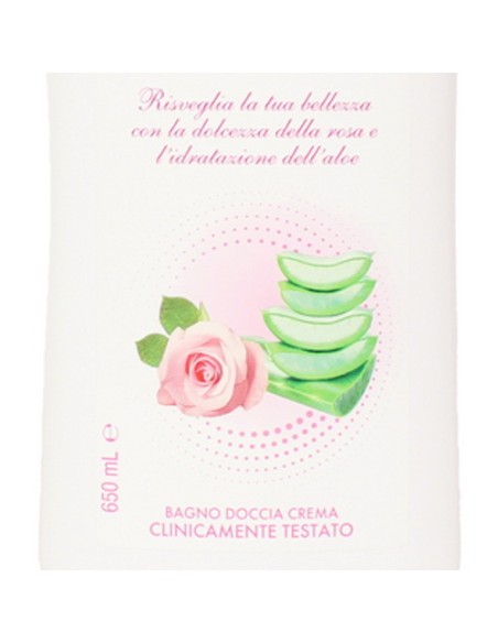 venus bagno doccia crema - 650ml - addolcente - rosa & aloe: tuttocasashop.it: igiene e cura della persona