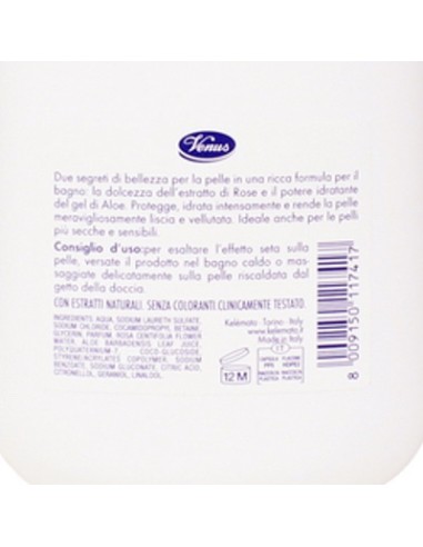 venus bagno doccia crema - 650ml - addolcente - rosa & aloe: tuttocasashop.it: igiene e cura della persona