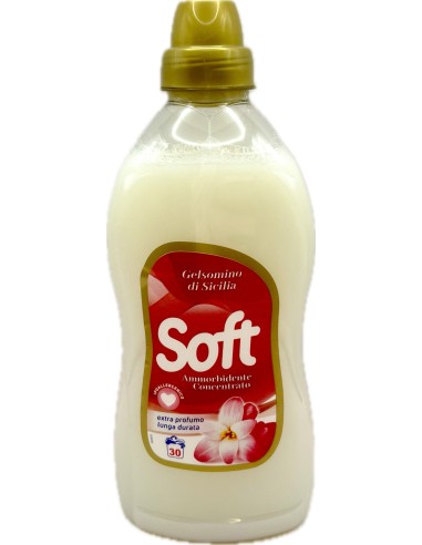 soft ammorbidente concentrato 30 lavaggi 750ml - gelsomino di sicilia: tuttocasashop.it: prodotti per bucato e tessuti