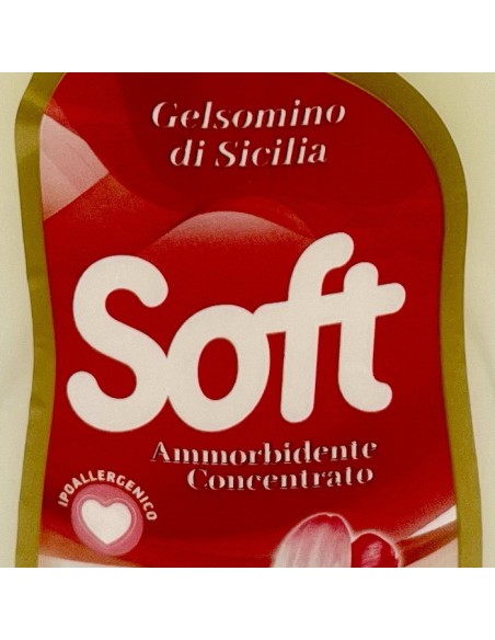 soft ammorbidente concentrato 30 lavaggi 750ml - gelsomino di sicilia: tuttocasashop.it: prodotti per bucato e tessuti