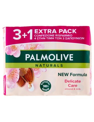 palmolive saponetta - 90 grammi - 4 pezzi - latte di mandorla: tuttocasashop.it: igiene e cura della persona