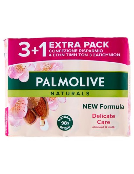 palmolive saponetta - 90 grammi - 4 pezzi - latte di mandorla: tuttocasashop.it: igiene e cura della persona