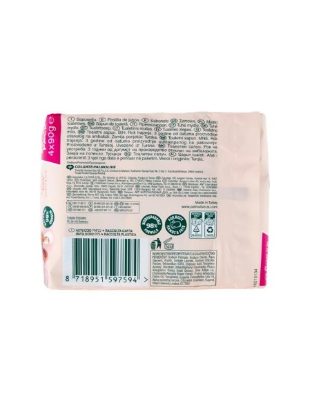 palmolive saponetta - 90 grammi - 4 pezzi - latte di mandorla: tuttocasashop.it: igiene e cura della persona