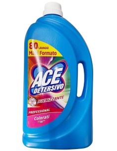 ace detersivo lavatrice liquido 80 lavaggi - 4 litri - color: tuttocasashop.it: prodotti per bucato e tessuti