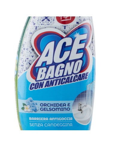 ace bagno con anticalcare spray 600ml - senza candeggina: tuttocasashop.it: pulizia e cura della casa