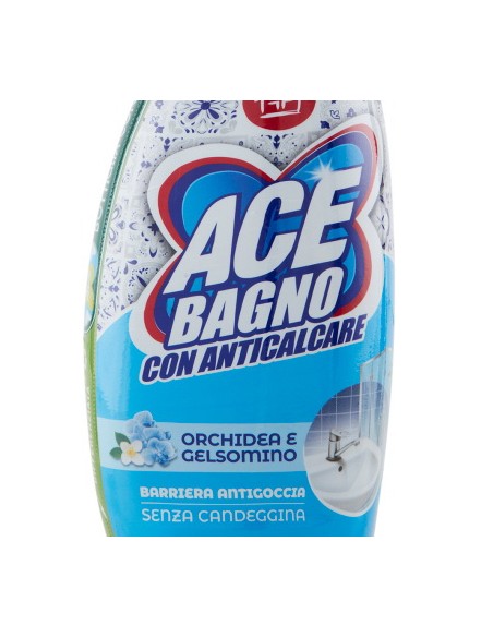 ace bagno con anticalcare spray 600ml - senza candeggina: tuttocasashop.it: pulizia e cura della casa