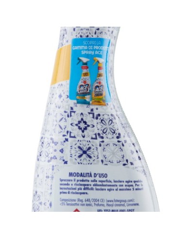 ace bagno con anticalcare spray 600ml - senza candeggina: tuttocasashop.it: pulizia e cura della casa