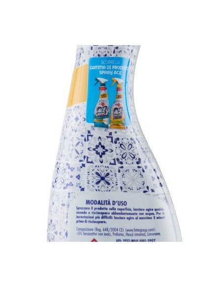ace bagno con anticalcare spray 600ml - senza candeggina: tuttocasashop.it: pulizia e cura della casa
