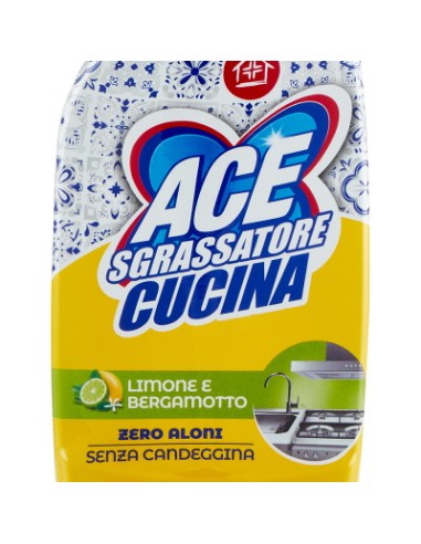 ace sgrassatore cucina spray 600ml - senza candeggina - zero aloni: tuttocasashop.it: pulizia e cura della casa