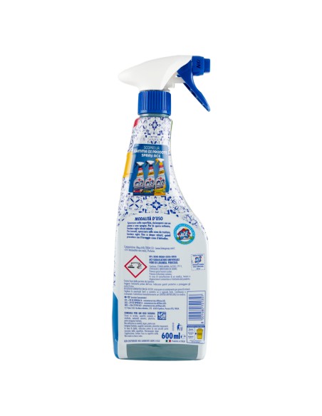 ace sgrassatore universale spray 600ml - senza candeggina - fiori di lavanda: tuttocasashop.it: pulizia e cura della casa