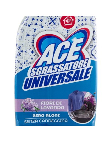 ace sgrassatore universale spray 600ml - senza candeggina - fiori di lavanda: tuttocasashop.it: pulizia e cura della casa