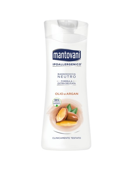 mantovani bagnoschiuma 400ml - neutro - olio di argan: tuttocasashop.it: igiene e cura della persona
