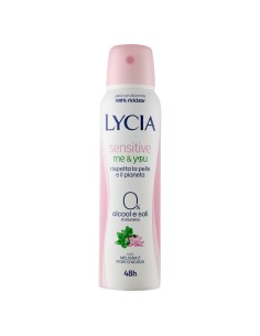lycia deodorante spray 150ml - me & you - 48h - no alcool - senza sali: tuttocasashop.it: igiene e cura della persona