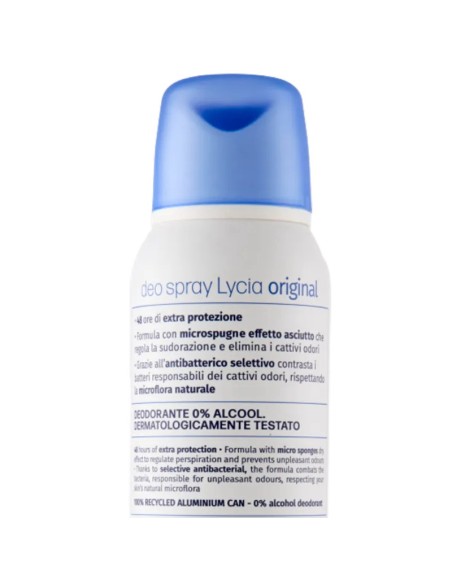 lycia deodorante spray 150ml - original - 48h - no alcool: tuttocasashop.it: igiene e cura della persona