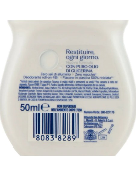 neutro roberts deodorante roll-on - 50ml - fresco - classico: tuttocasashop.it: igiene e cura della persona