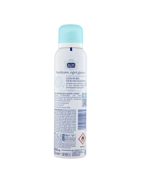 neutro roberts deodorante spray 150ml - fresco - classico: tuttocasashop.it: igiene e cura della persona