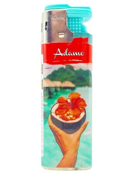 adamo accendino elettronico antivento ricaricabile - colori assortiti - b25: tuttocasashop.it: altro - bazar