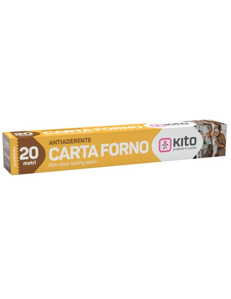 kito carta da forno - rotolo da 20 metri: tuttocasashop.it: carta & monouso
