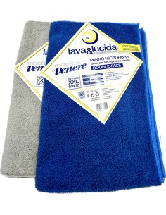 lava e lucida panno microfibra double face xxl - 50x70cm - pavimenti: tuttocasashop.it: pulizia e cura della casa