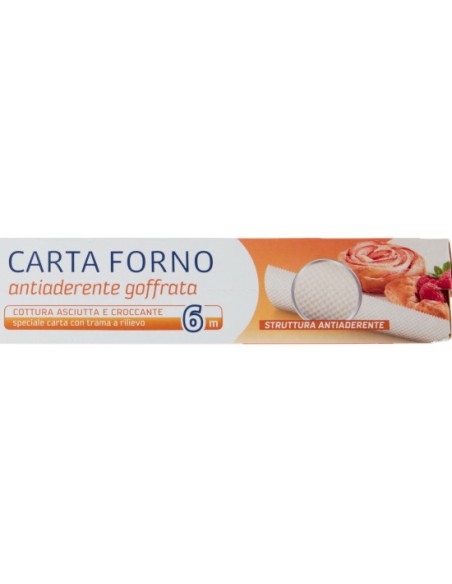 cuki carta da forno larghezza 33cm rotolo da 6m - goffrata - antiaderente: tuttocasashop.it: carta & monouso