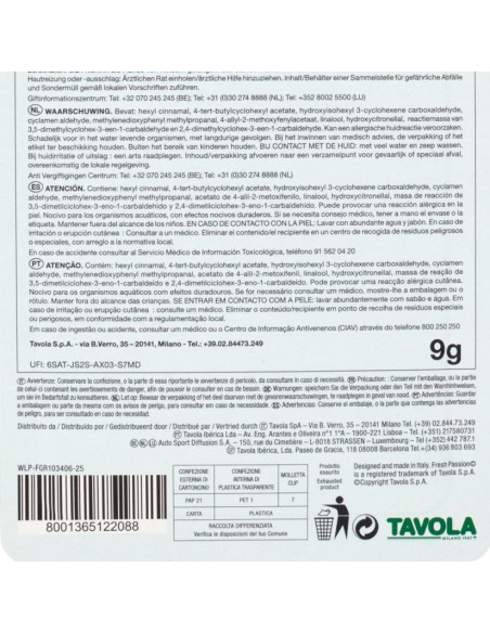 fresh passion deodorante auto pop-it - white lily: tuttocasashop.it: pulizia e cura della casa
