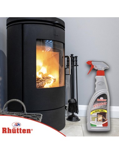 rhutten fuliggi stop spray - 750ml - pulitore vetri caminetti stufe forni: tuttocasashop.it: pulizia e cura della casa