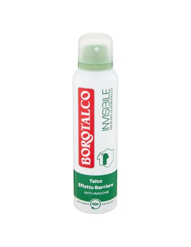 borotalco roberts deodorante spray - 150ml - invisible - 48h: tuttocasashop.it: igiene e cura della persona