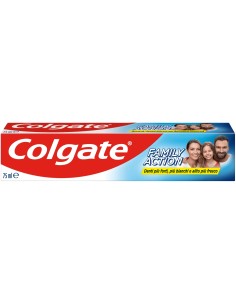 colgate dentifricio 75ml family action - denti forti e bianchi alito fresco: tuttocasashop.it: igiene e cura della persona