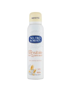neutro roberts deodorante spray 150ml - pelle sensibile - con avena lenitiva: tuttocasashop.it: igiene e cura della persona