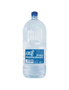 sai acqua demineralizzata 2l - per ferri da stiro, caldaie, batterie auto: tuttocasashop.it: prodotti per bucato e tessuti