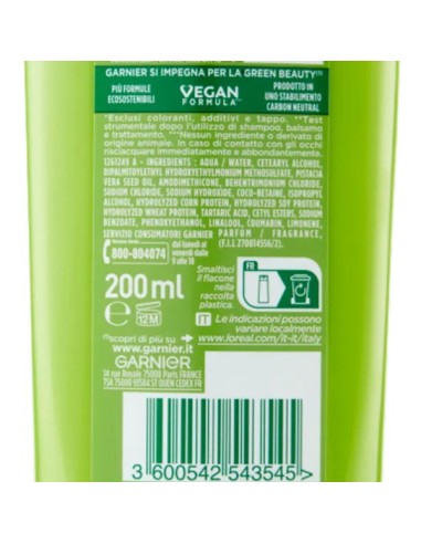 fructis balsamo per capelli - 200ml - hydra ricci - capelli ricci: tuttocasashop.it: igiene e cura della persona