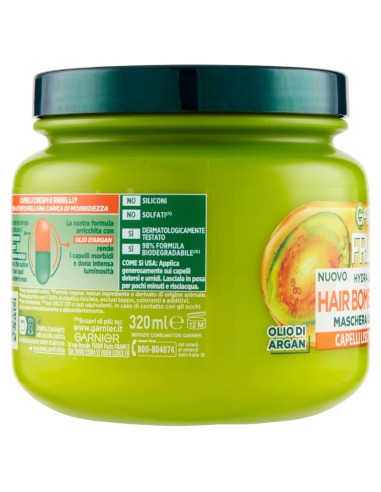 fructis maschera capelli 320ml - hydra liss & shine - ultra lisciante: tuttocasashop.it: igiene e cura della persona