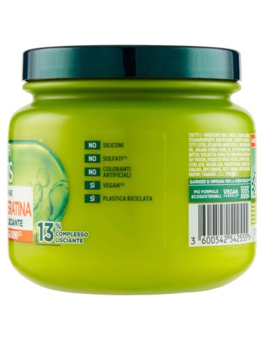 fructis maschera capelli 320ml - hydra liss & shine - ultra lisciante: tuttocasashop.it: igiene e cura della persona