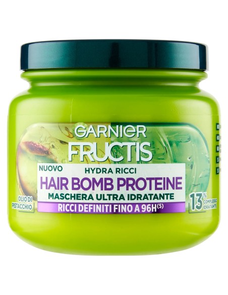 fructis maschera capelli 320ml - hydra ricci - capelli ricci ultra idratante: tuttocasashop.it: igiene e cura della persona