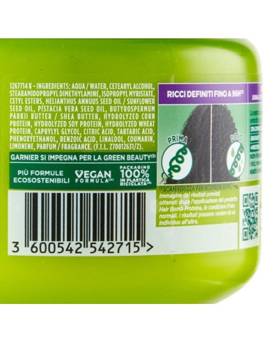fructis maschera capelli 320ml - hydra ricci - capelli ricci ultra idratante: tuttocasashop.it: igiene e cura della persona