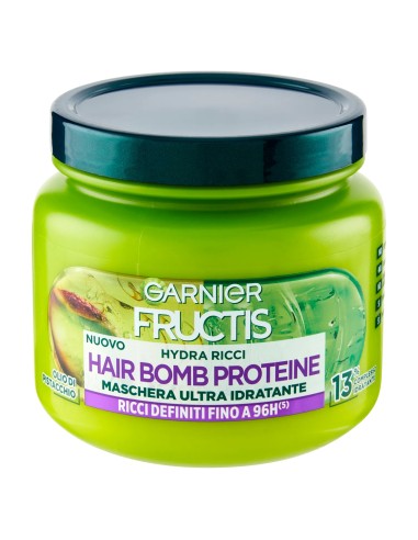 fructis maschera capelli 320ml - hydra ricci - capelli ricci ultra idratante: tuttocasashop.it: igiene e cura della persona