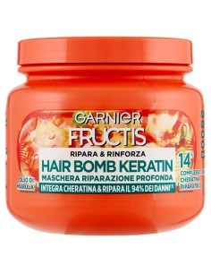fructis maschera capelli 320ml - ripara & rinforza - riparazione profonda: tuttocasashop.it: igiene e cura della persona