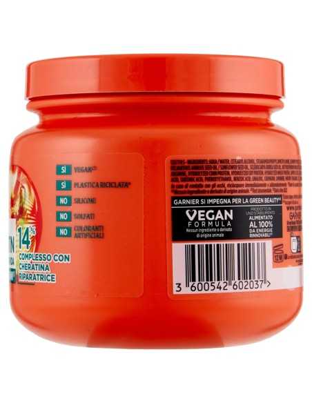 fructis maschera capelli 320ml - ripara & rinforza - riparazione profonda: tuttocasashop.it: igiene e cura della persona