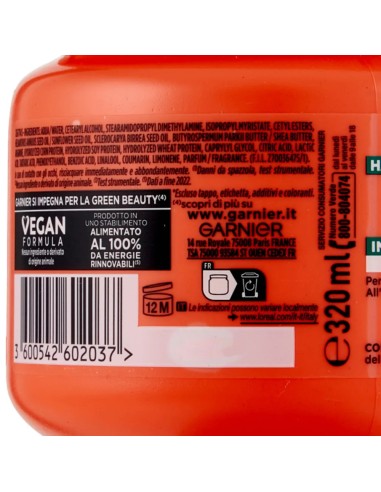 fructis maschera capelli 320ml - ripara & rinforza - riparazione profonda: tuttocasashop.it: igiene e cura della persona
