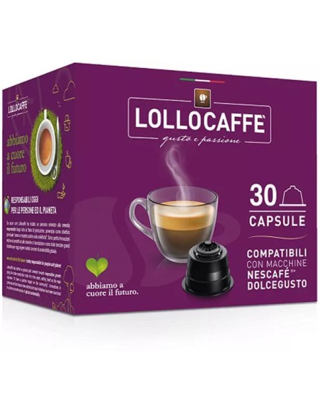 lollo caffe' espresso 30 capsule - dek decaffeinato - nescafe' dolce gusto: tuttocasashop.it: altro - bazar
