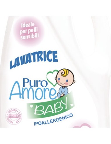 puro amore detersivo lavatrice 30 lavaggi 1500ml - baby ipoallergenico: tuttocasashop.it: prodotti per bucato e tessuti