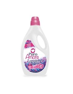 puro amore detersivo liquido lavatrice 45 lavaggi 2025ml - igienizzante rosa: tuttocasashop.it: prodotti per bucato e tessuti