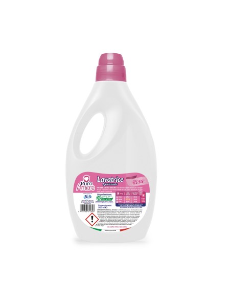 puro amore detersivo liquido lavatrice 45 lavaggi 2025ml - igienizzante rosa: tuttocasashop.it: prodotti per bucato e tessuti