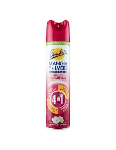 emulsio mangiapolvere l'antistatico spray 4in1 300ml - magnolia e gelsomino: tuttocasashop.it: pulizia e cura della casa